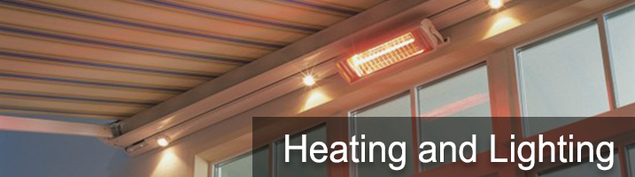 Awning Heating And Lighting Accessories Samson Awnings