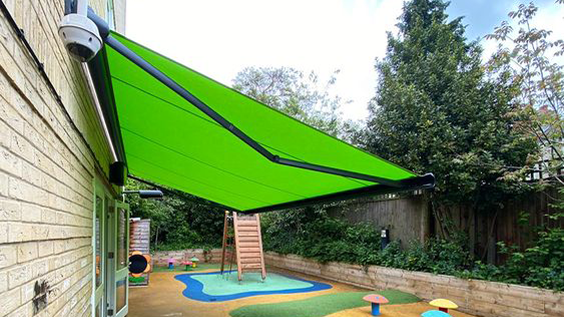 Awning for nursery 
