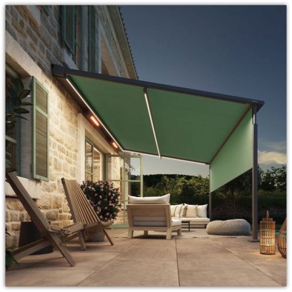 pergola with heater