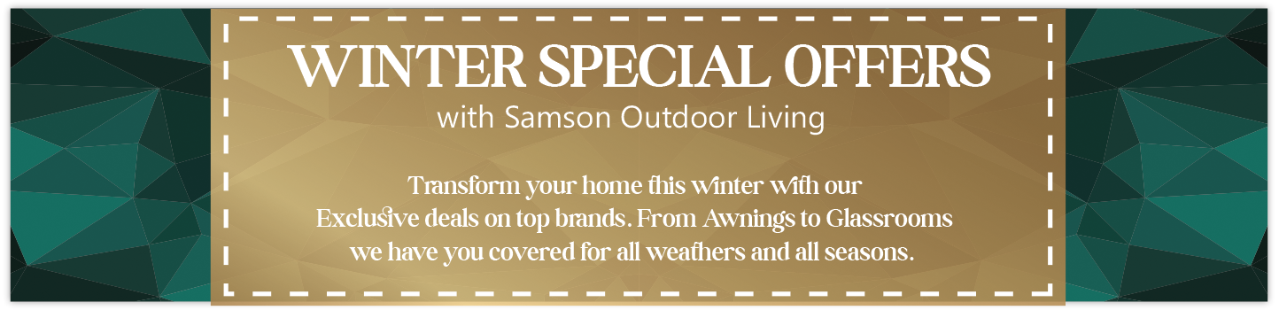 Samson Outdoor Living Special Offer Banner