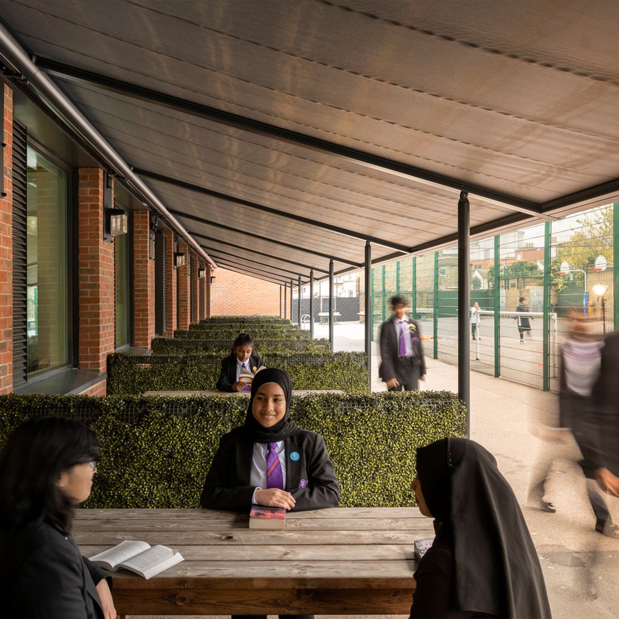 pergola canopy for school weather protection 