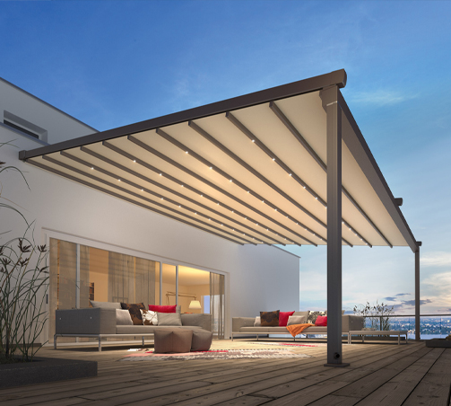 Weinor PergoTex II retractable roof system